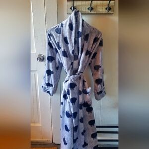 Cozy Sheep Patterned Bathrobe